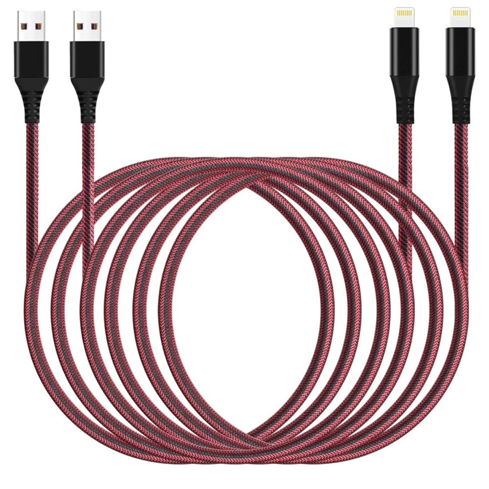 4 iPhone Chargers BUNDLE 10ft